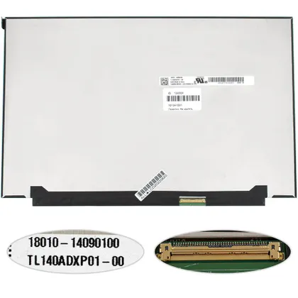 фото, Матриця 14.0" TL140ADXP01-00 (2560*1600, 40pin(eDP, 200Hz, IPS, 500cd/m2, колір 100% DCI-P3), LED, SLIM (без планок та вушок),