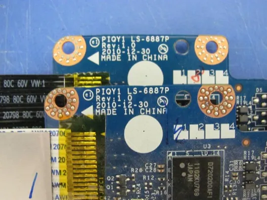 №198-7 Плата USB портів LS-6887P для Lenovo IdeaPad Y570 оригінал Недорого