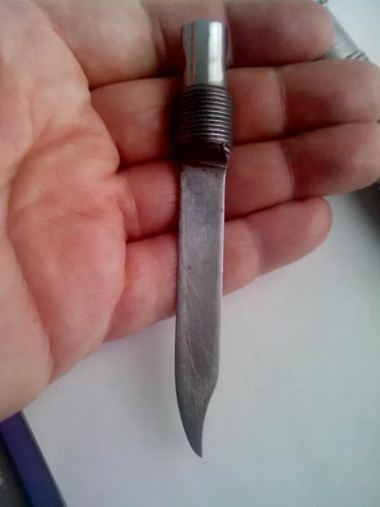 Винтажный нож-открывалка ручной работы, сделанный в тюрьме в 1980-х годах, СССР итк. nt528 Продаж