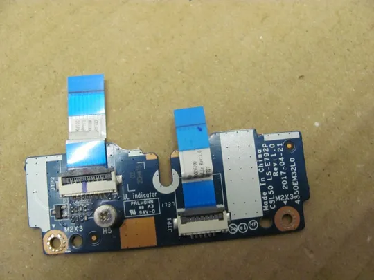 номер0118-37 плата кнопки тачпаду, Плата керування кнопками тачпада, Плата комутації кнопок тачпада CSL50 LS-E792P для HP Compaq 250 G6, 255 G6, Pavilion 15-bs, 15-bw оригінал З аукціону