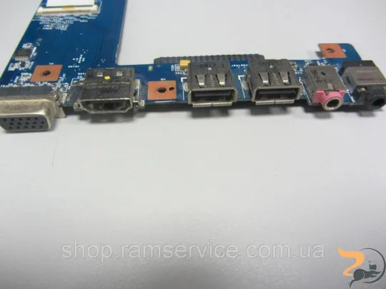 Плата USB, VGA, HDMI, аудіо Acer Aspire 5810T, *48.4CR02.011, б/в Ціна