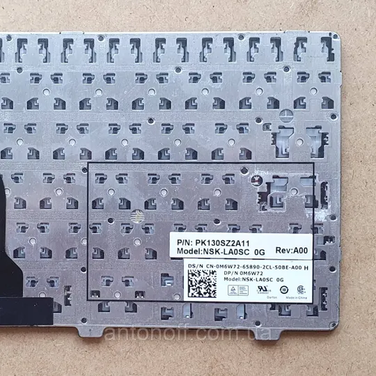 Клавіатура Dell Inspiron 15R 5521 / PK130SZ2A11 NSK-LA0SC 0M6W72 для ноутбука оригінал з розборки З аукціону