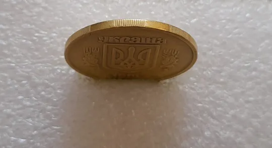 (3112) 50 копійок 1992 2.2ААм брак "привид" (призрак) на аверсі (50 копеек 1992) Недорого