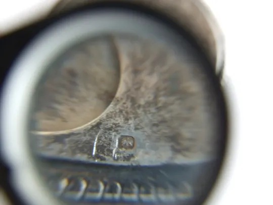 Табакерка или таблетница серебро 925 проба .вес 18 грам. раз. 5х0.5 см. 1850 гг. Англия Інтернет-аукціон