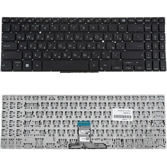 Клавіатура для ноутбука ASUS (B1500 series) rus, black, без фрейму (ОРИГИНАЛ) Ціна