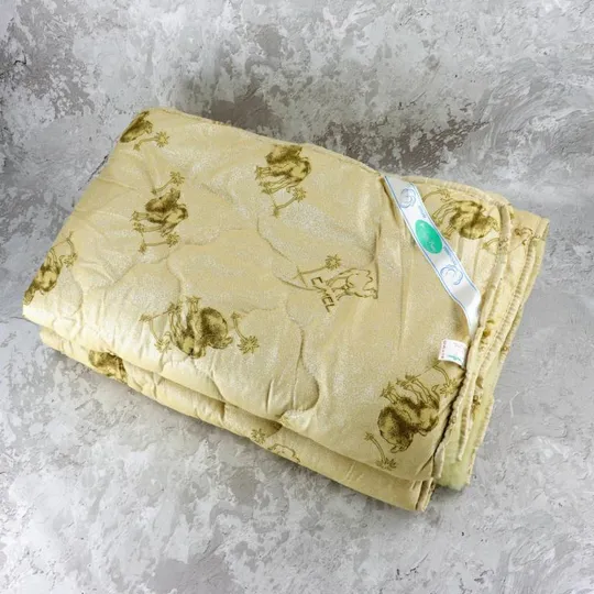 Одеяло открытое верблюжья шерсть (Микрофибра) Двуспальное Евро 200х220 55059 Інтернет-аукціон