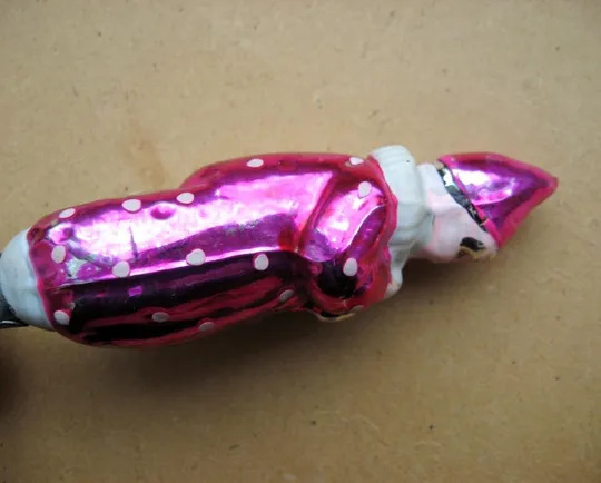 Купити КЛОУН З ДУДОЧКОЮ - КЛОУН С ДУДОЧКОЙ = ЯЛИНКОВА ІГРАШКА - ЕЛОЧНАЯ ИГРУШКА = СРСР - СССР = прищіпка