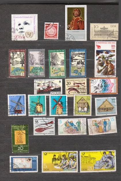 фото, ГДР - ГЕРМАНИЯ = 24 марки 1971, 1980, 1981 гг. = гаш. =