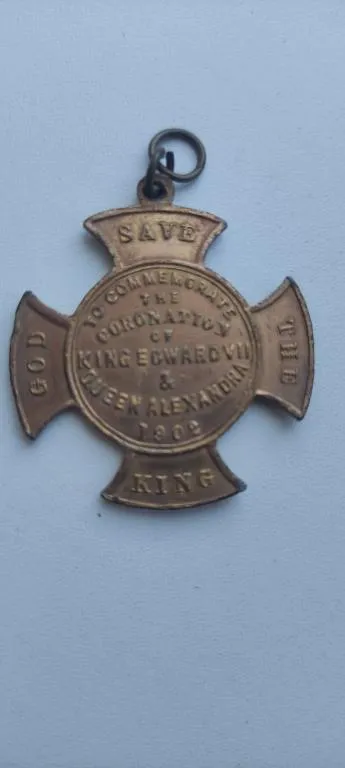 Медаль в память о Коронации 1902 г король Эдуард и королева Александра Великобритания cn271 З аукціону