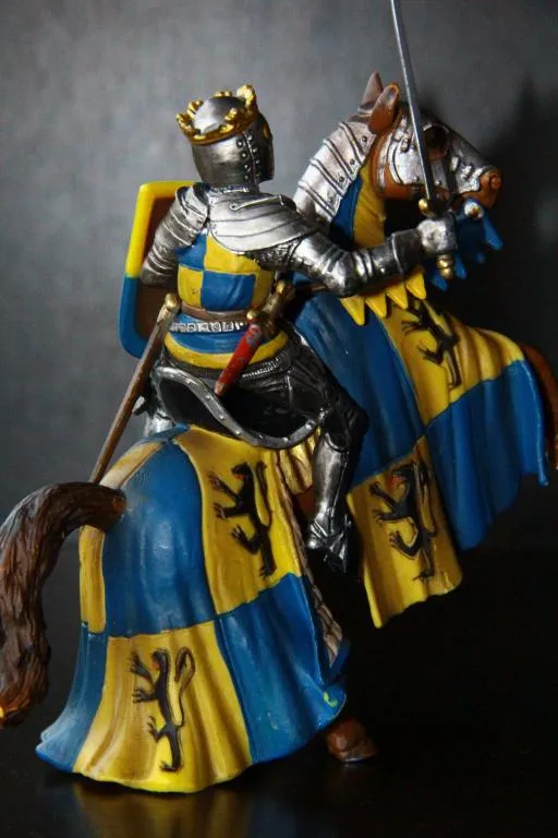 рыцарь на коне с мечем SCHLEICH 90-100мм ФРГ Де купити