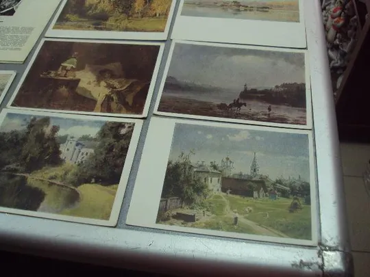 набор открыток поленов 1957 лось 12 шт №4630 Де купити