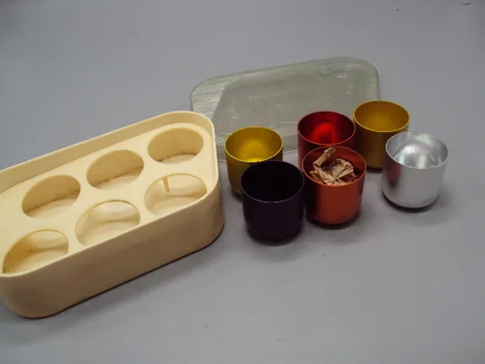 Туристический набор стаканчиков Турист ссср лот 6 шт в футляре высота 3,6 см №16039 Характеристики