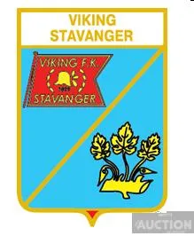 фото, значок футбол  ФК Викинг Ставангер Норвегия (серия герб города и эмблема клуба)