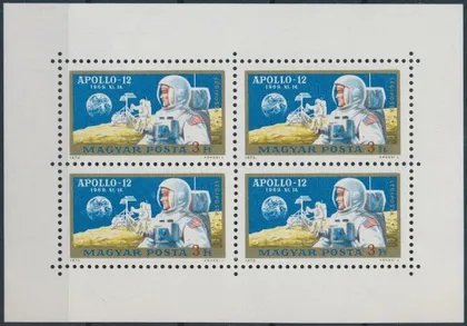 фото, Венгрия Космос Аполло-12 1970