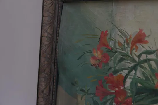 картина Натюрморт цветы. картон масло В раме 62х50 см, без рамы 51х40 см №45 Продаж