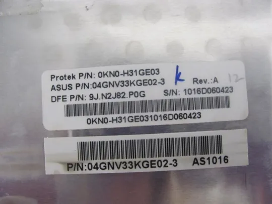 45-23 клавіатура робоча 0KN0-H31GE03 для Asus G73J G73 оригінал З аукціону