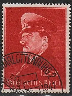 фото, 1941 - Рейх - 52 роки Гітлера Mi.772 _Спецпогашення!
