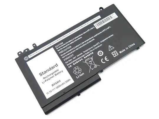 Аккумулятор RYXXH для Dell Latitude 12 5000, 11 3150, 3160, 3550, E5250, E5450, E5550 (11.1V 38Wh). Ціна