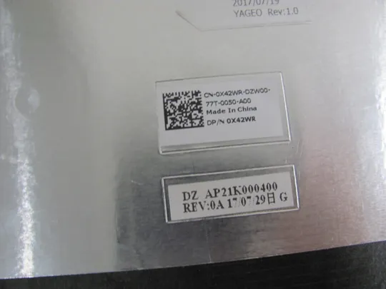 682-2 кришка матриці  AP27K000400 0X42WR для DELL Inspiron 17 5748 5749 5747 7577 7587 оригінал На торгах