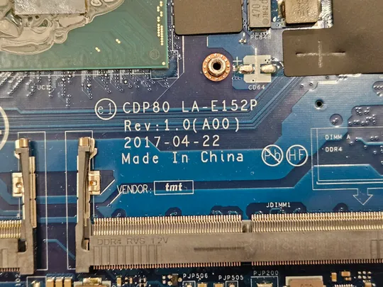 Материнська плата Dell Latitude 5580 Precision 3520 CDP80 LA-E152P 0DCKVD уцінка Продаж