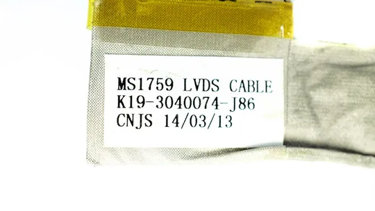 Шлейф матриці для ноутбука MSI (GE70, MS1759) (k19-3040074-j86) Де купити