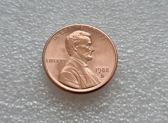 Купити (8112 ря) 1 цент 1988 D США