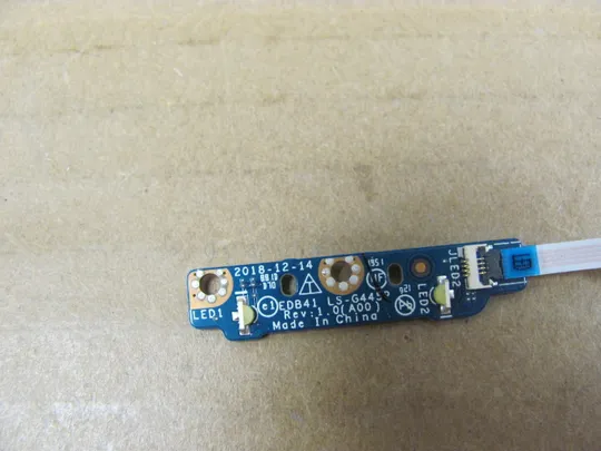 839-39 плата LED EDB41 LS-G445P NBX0002FD00 для Dell Latitude 9410 7400  2-in-1 оригінал З аукціону