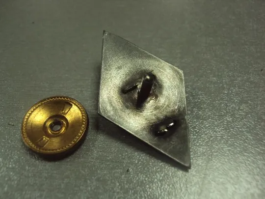 знак ромб за окончание академии бт и мв сталина с удостоверением 1952 подпись генерал делаков №6659 Характеристики