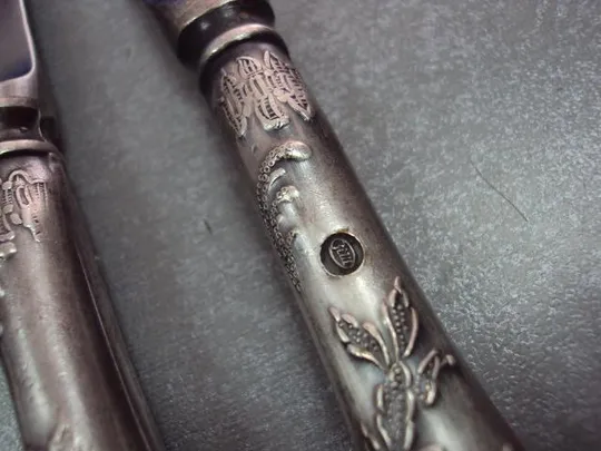 Набор столовые приборы ножи нержавейка мнц ЗиШ ссср нож длина 24 см лот 4 шт в коробке №11710 Де купити