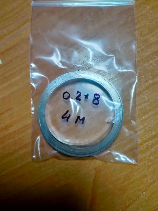 10 метров никелированная лента 0.15х10 З аукціону