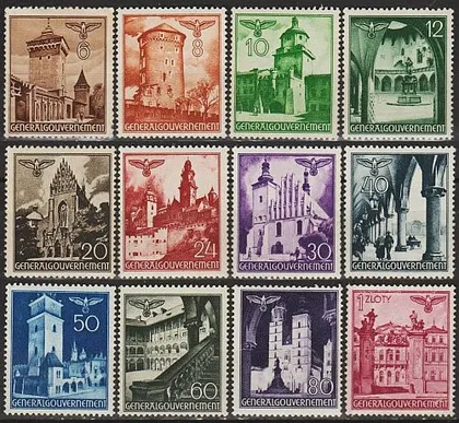 фото, 1940 - Рейх - GG - Архітектура - Mi.40-51 **/*