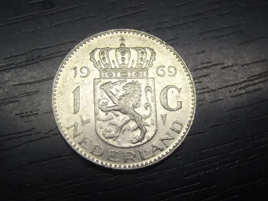 1 гульден Нідерланди 1969 півник Ціна