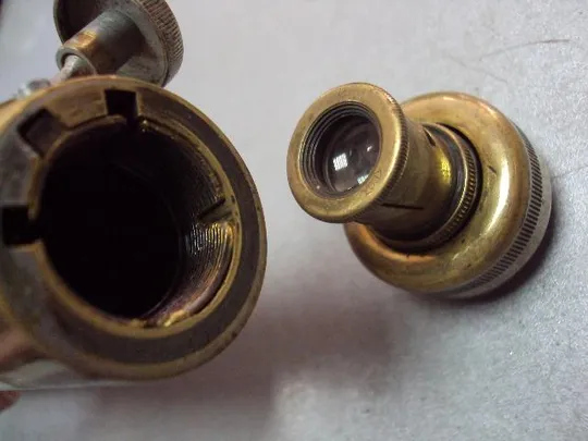 Подзорная труба Нивелир-теодолит G.Gerlach 1890-1895 гг длина 41 см, диаметр 4,2 см (№1275) Інтернет-аукціон