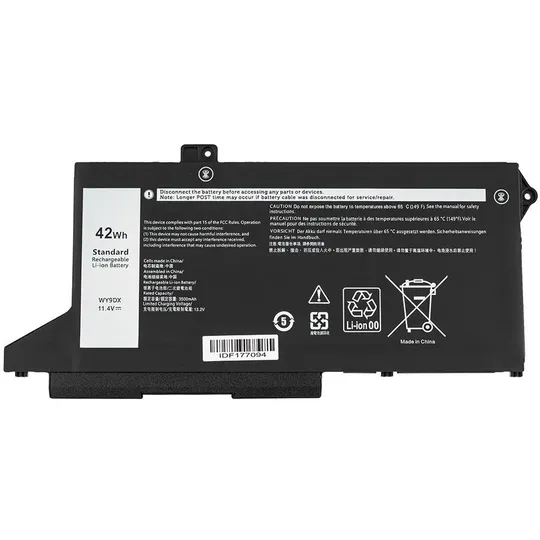 Батарея для ноутбука DELL 005R42 (Latitude: 5520, 5420) 11.4V, 3680mAh, Black Ціна