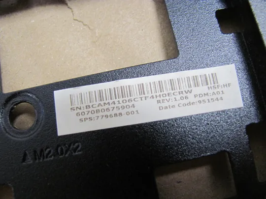 номер0291-3  Кришка дно піддон корпуса Нижний корпус (дно) для ноутбука Низ дно поддон Нижняя часть 6070B0675904 779688-001 для HP EliteBook  750 G2 850 G2 755 G2  оригінал в Україні