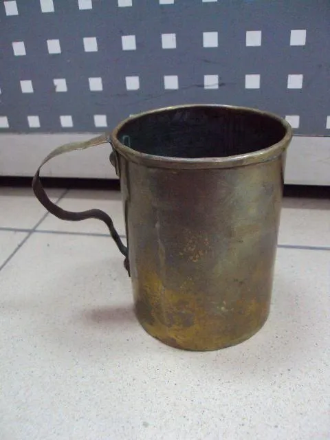 Кружка латунь высота 11 см, диаметр 8,5 см (№34) №11458 Ціна