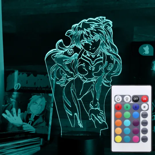 Акриловий світильник-нічник з пультом 16 кольорів Аска Ленґлі Сорью tty-n001568 Ціна