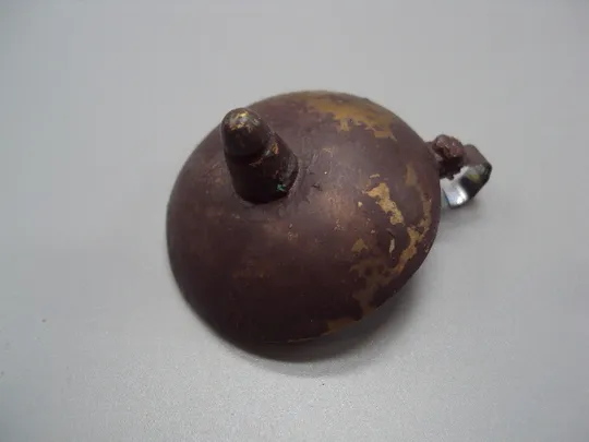 Деталь кришка фрагмент запчасть деталь крышечка латунь №18577 Ціна