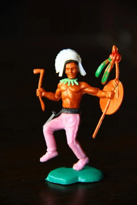 индеец ВОЖДЬ 50-54мм WELO ГОНКОНГ своппет  копия BRITAINS АНГЛИЯ Ціна