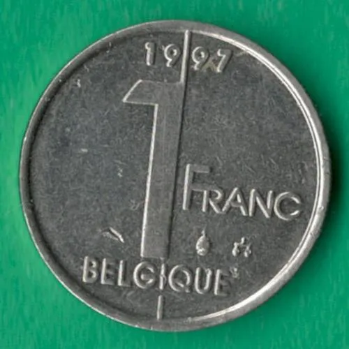 1 франк 1997 року Belgique [М] Ціна