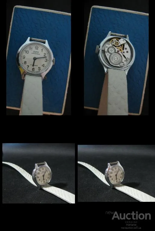 Часы Школьные Заря СССР + оригинальный ремешок СССР + коробка СССР Отличное новое состояние! З аукціону