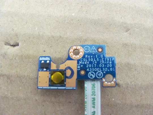 360-11  плата кнопки ВКЛ LS-E791P  NBX00026H00 для  HP Compaq 250 255 G6 Pavilion  15-BA 15-BS 15-BW оригінал Інтернет-аукціон