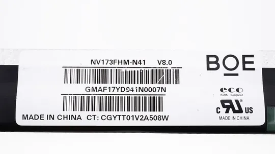 Матриця 17.3 NV173FHM-N41 (1920*1080, 30pin(eDP, IPS, 300cd/m2, кольоропередача 72%), LED, SLIM(вертикальні вушки), матова, роз'єм Ціна
