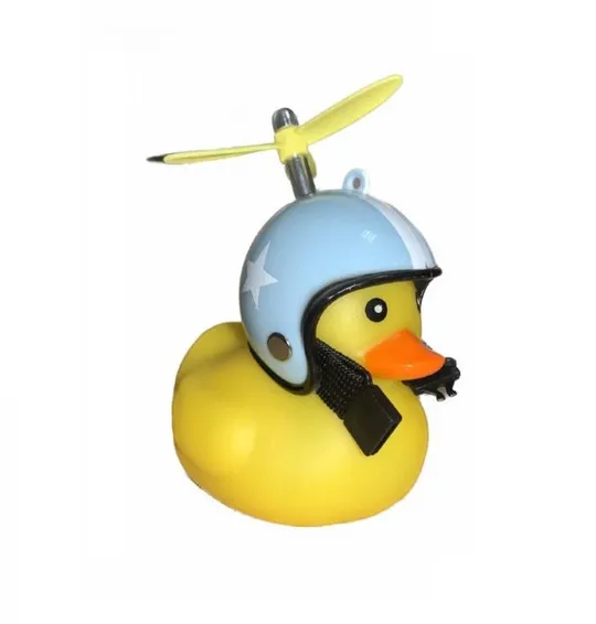Автомобильная утка с шлемом и креплением Funny Ducks Blue White 2 10042 Ціна