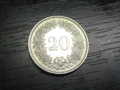 фото, 20 рапенів 2012 Швейцарія