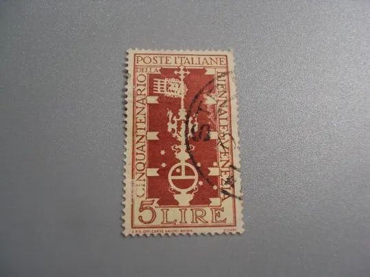 марки Италия 1949 Двухгодичная художественная выставка Венеции символы Дожей лот 3 шт гаш №2832 Інтернет-аукціон