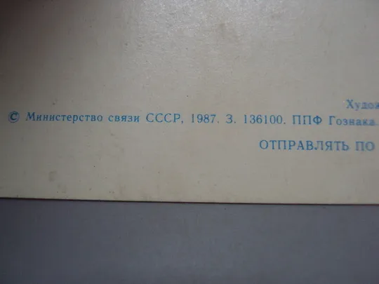 Открытка С праздником 8 марта цветы художник В. Дергилева 1987 год двойная подписанная №17842 Характеристики