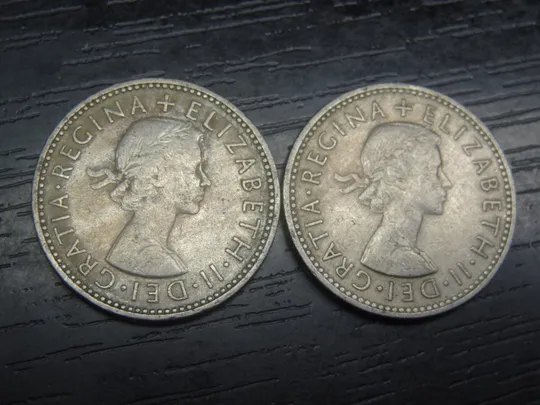 Купити 1 шилінг 1954 Британія (два різновиди) англійський і шотландський