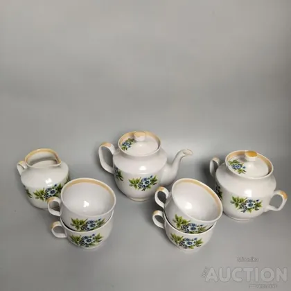 фото, Порцеляновий Кавовий сервіз з малюнком