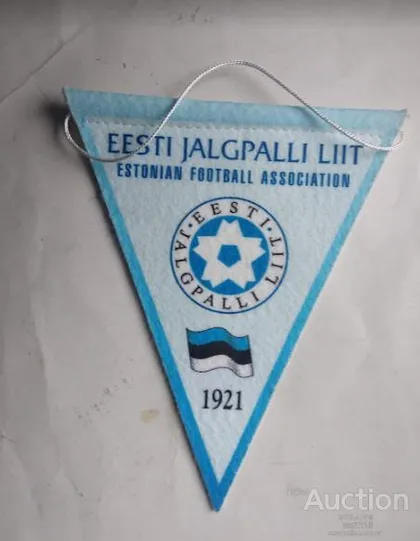 фото, Официальный вымпел федерации футбола Эстонии